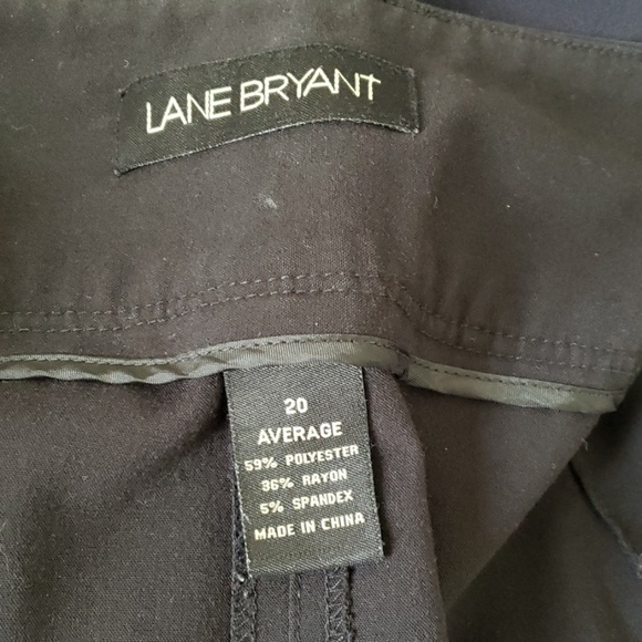 Lane Bryant Black Flare Slacks - Picture 3 of 3